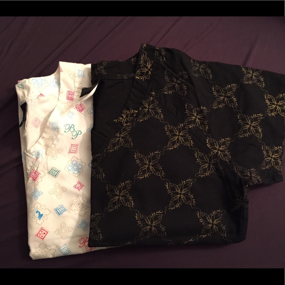 Pair of Baby Phat Scrub Tops Size M